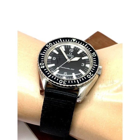 Omega Seamaster 300 Men's Watch 165.024 Swiss Automatic 1967 Vintage Bla… - Picture 4 of 13